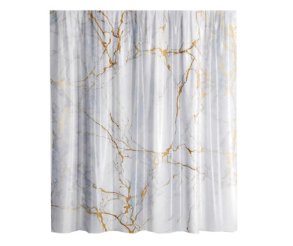 Шторка для ванной Sauer, 180х200 см, белая, SC-79101