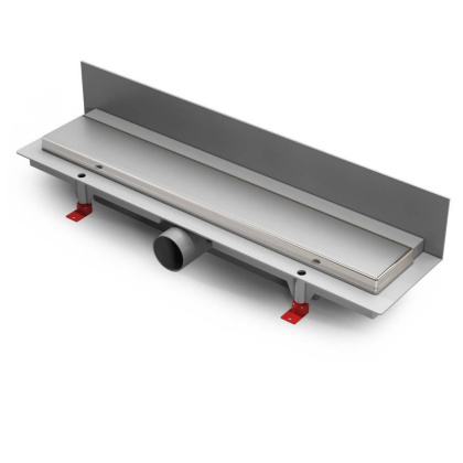 Душевой лоток 35 см Creto Uni CRE-350 UN-P с решеткой, хром