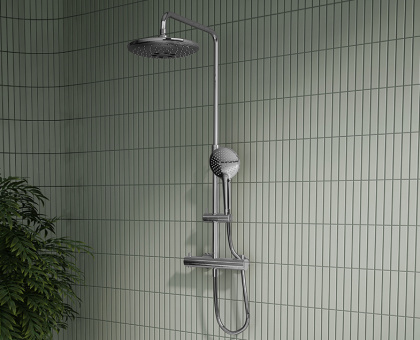 Душевая колонна Aquaheat Bliss 240 2F, хром