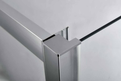 Душевой уголок Alpha VSR-3AL9011CLB, 1100*900, черный, стекло прозрачное