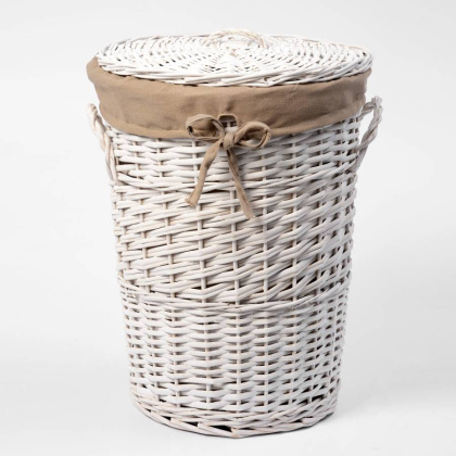 Aller WB-106-L Плетеная корзина для белья с крышкой