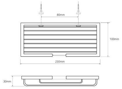 Полка корзина Bemeta Cytro 102308070 Черная матовая