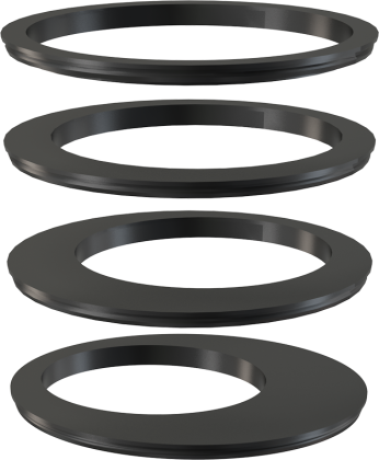 Вставка под водосточную трубу, комплект – черный