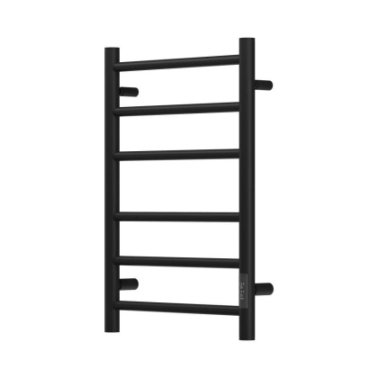 Полотенцесушитель электрический Point Аврора PN10846B П6 400x600 диммер справа, черный Полотенцесушитель электрический Point Аврора PN10846B П6 400x600 диммер справа, черный