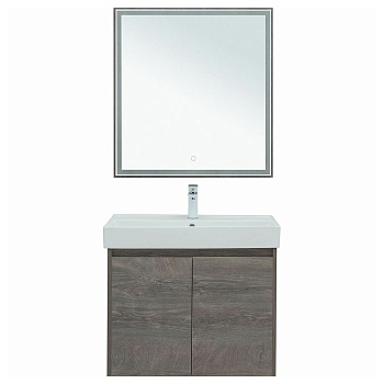 Мебель для ванной Aquanet Nova Lite 75 дуб рошелье (2 дверцы)