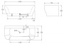 Акриловая ванна без перелива BELBAGNO BB74-NERO-W0, 1650x780x590 Акриловая ванна без перелива BELBAGNO BB74-NERO-W0, 1650x780x590