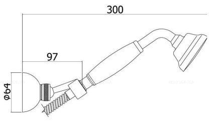 Душевой гарнитур Paffoni Belinda ZDUP035CR Душевой гарнитур Paffoni Belinda ZDUP035CR