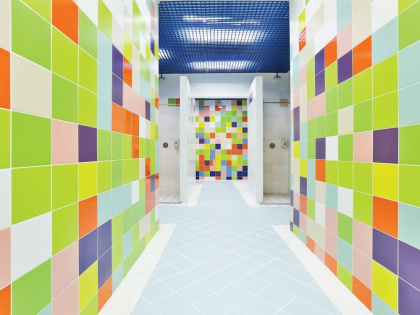 Плитка настенная 5011 Калейдоскоп желтый 20*20*6,9 (26шт/1,04м2), м2