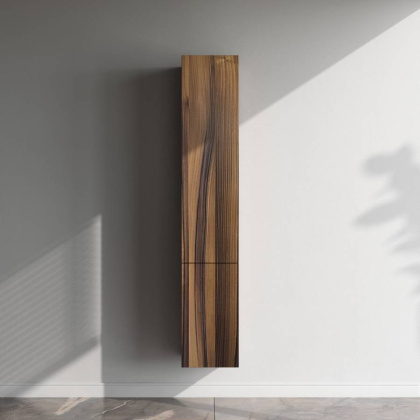 Шкаф-пенал, подвесной, правый, 30 см, двери, push-to-open, орех M90CHR0306HF