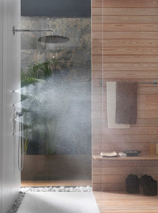 Форсунка боковая для душа Bossini Mini Neb I00151.030 Хром, шт