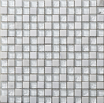 Мозаика стеклянная Iceberg (чип 8*20*20) 300*300(11шт-0.99м2), м2