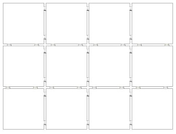 Плитка настенная 1230H Конфетти белый, полотно 29,8х39,8 из 12 частей 9,8х9,8 (96шт/0,92м2), м2