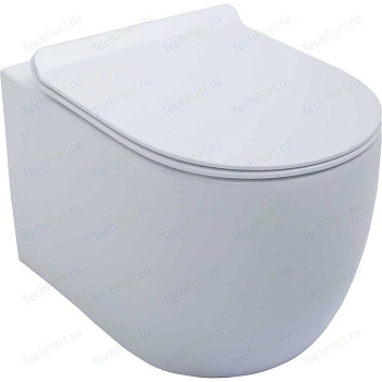 Унитаз подвесной Aquanet Rimless Cetus-W BL-102N-WHT