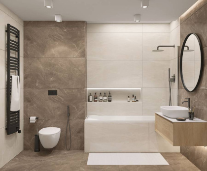 Керамогранит Laparet Elegant Armani Crema полированный 60х60 (4шт_1,44м2), м2