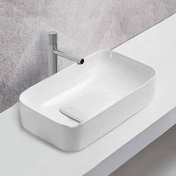 Раковина керамическая Vincea VBS-50460, 610*380*150, накладная, цвет белый Раковина керамическая Vincea VBS-50460, 610*380*150, накладная, цвет белый