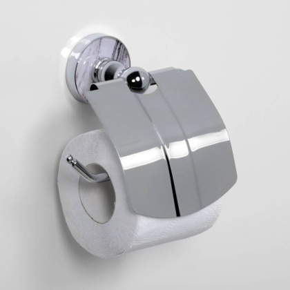 Держатель туалетной бумаги Aland с крышкой, 14,7х14,5х6,4 см, хром, K-8525