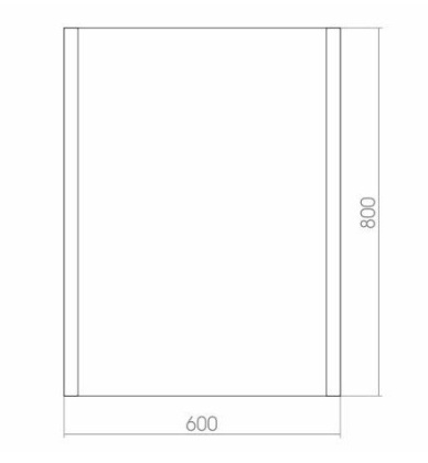 Зеркало Creto Vessel 60х80