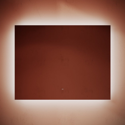 Зеркало для ванной комнаты SANCOS SQUARE 900х700 с подсветкой, арт. SQ900