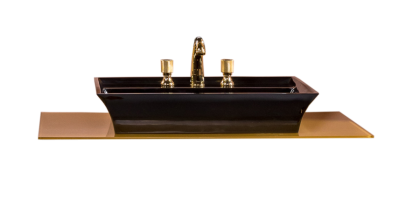 Столешница стекло 100см прямая ЗОЛОТО Столешница стекло 100см прямая ЗОЛОТО