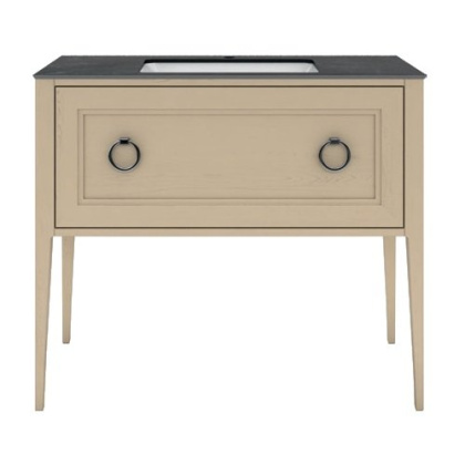 Тумба PLAZA Classic напольная с ящиком 100, капучино матовая PL.C.100.1\CAP