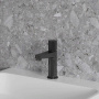 Смеситель для умывальника OMNIRES CONTOUR CT8010AT (антрацит) Смеситель для умывальника OMNIRES CONTOUR CT8010AT (антрацит)