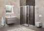 Душевой уголок BelBagno UNIQUE-AH-1-110/125-100-C-Cr Душевой уголок BelBagno UNIQUE-AH-1-110/125-100-C-Cr