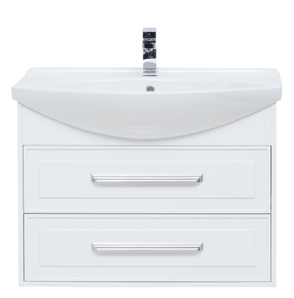 Тумба под раковину Aquanet Остин 85 белый (под раковину Стиль)