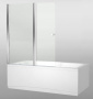 Шторка для ванны Aquanet Alfa 4 NF6222-pivot , прозрачное стекло