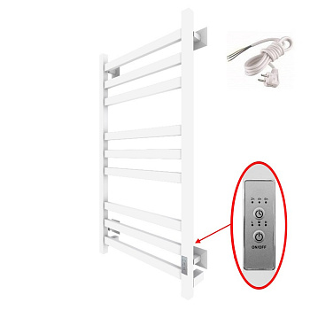 Полотенцесушитель Пэк сп 21 кв 80х50 белый ВГП