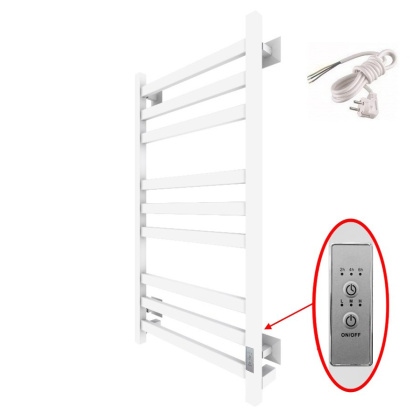 Полотенцесушитель Пэк сп 21 кв 80х50 белый ВГП