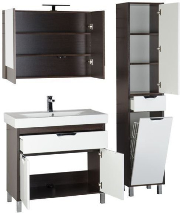 Мебель для ванной Aquanet Гретта 90 венге (камерино)