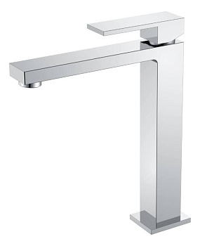 Смеситель для умывальника высокий Qubic Chrome Смеситель для умывальника высокий Qubic Chrome
