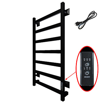 Полотенцесушитель Пэк сп 20 кв 80х50 черный ВГП