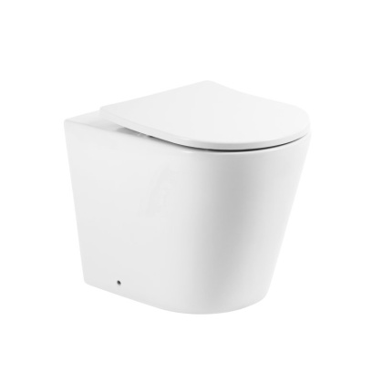 Чаша приставного унитаза BelBagno FLAY-R BB1003CBR