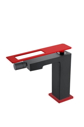 Смеситель Q для биде BLACK RED _Комплект Смеситель Q для биде BLACK RED _Комплект