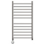 Полотенцесушитель электрический Point Аврора PN10158SPE П11 500x800 с полкой левый/правый, хром Полотенцесушитель электрический Point Аврора PN10158SPE П11 500x800 с полкой левый/правый, хром