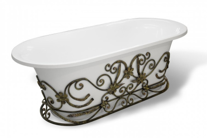 Кованая подставка для ванны "Лион" (патина)