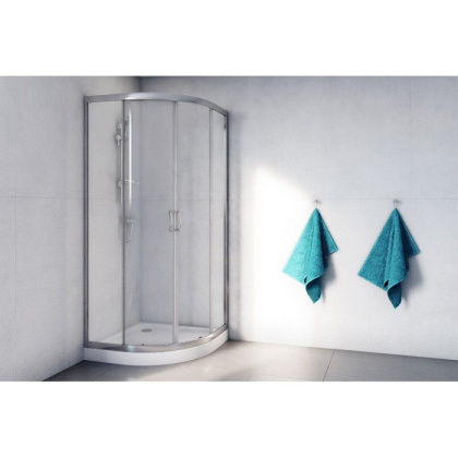 Душевое ограждение EXCELLENT Серия 201 90х90 полукруг (хром) Душевое ограждение EXCELLENT Серия 201 90х90 полукруг (хром)