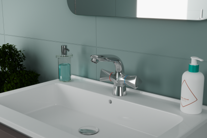 Смеситель для умывальника RUSH Andros (AN2435-11)