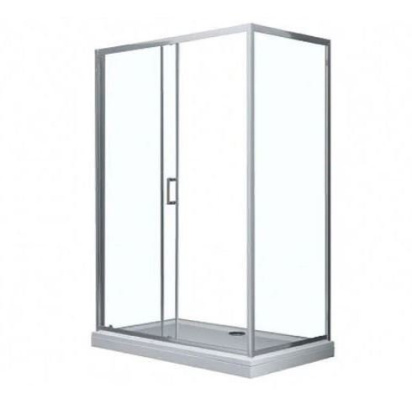Душевая дверь Aquanet SD-1400A 140, прозрачное стекло