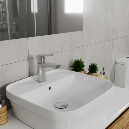 Смеситель для умывальника хром RUSH Bali (BA3835-11) Смеситель для умывальника хром RUSH Bali (BA3835-11)