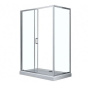Душевая дверь Aquanet SD-1400A 140, прозрачное стекло