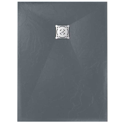 Душевой поддон RGW ST-138G 80 x 130 см, прямоугольный, из искусственного камня, графит, 16152813-02