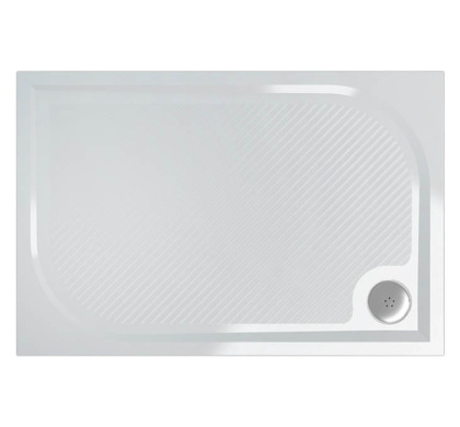 Душевой поддон из литьевого мрамора Riho Kolping DB33 120x80 белый + сифон DB3300500000000