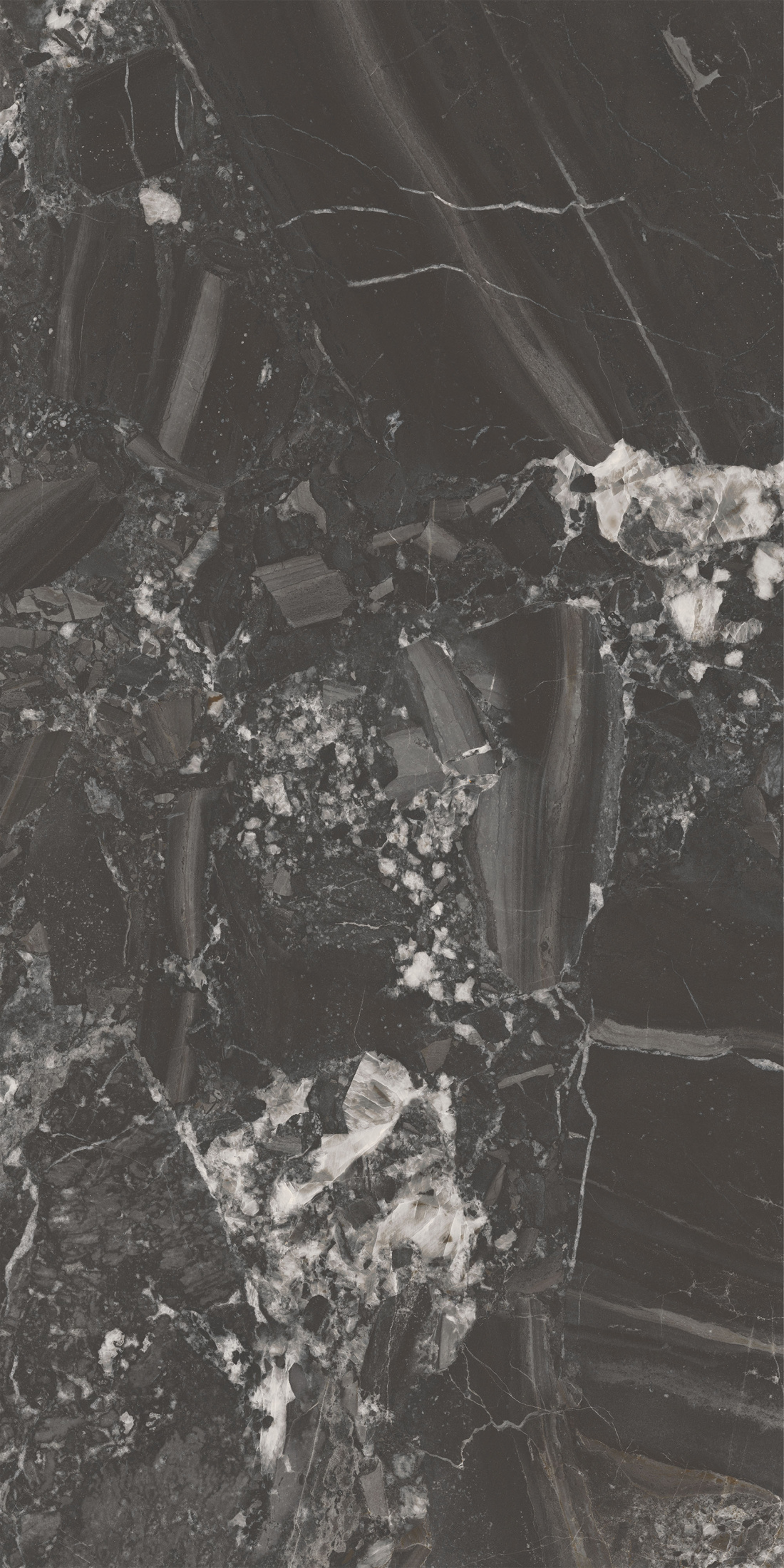 Риальто чёрный матовый обрезной 80x160x0,9