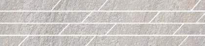 Бордюр Гренель серый мозаичный 46,8x9,8x0,9