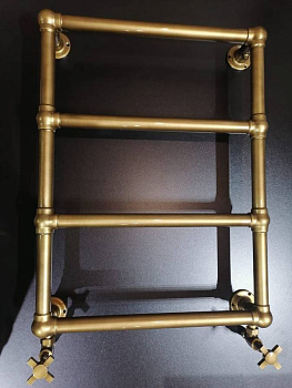 Полотенцесушитель водяной 750x500mm , бронза (нерж.. сталь) Полотенцесушитель водяной 750x500mm , бронза (нерж.. сталь)