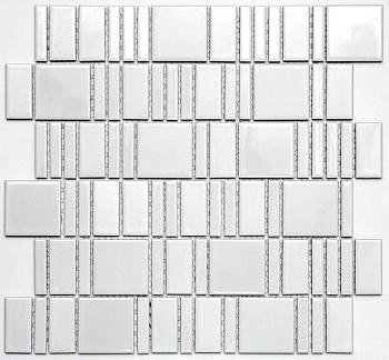 Мозаика PS2348-11 керамика матовая (23*48*5) 300*300