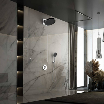 Душевой комплект Inspire VSFW-3I22MT3CH встраиваемый, термостатический, двухрежимный, хром