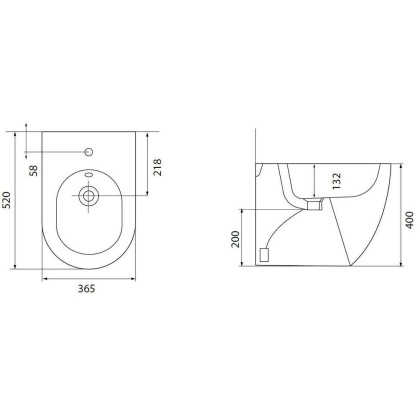Чаша приставного унитаза Allen Brau Reality 4.32004.31 черный матовый Чаша приставного унитаза Allen Brau Reality 4.32004.31 черный матовый